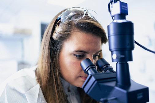 Scientist in the lab